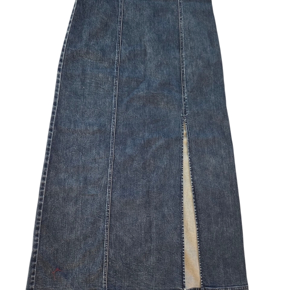 American Eagle Outfitters Dark Wash Denim Dress Medium NWT - Picture 3 of 8